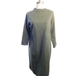 Talbots Size PM Petite Medium Tweedy Classic 3/4 Sleeve Dress NWT $109